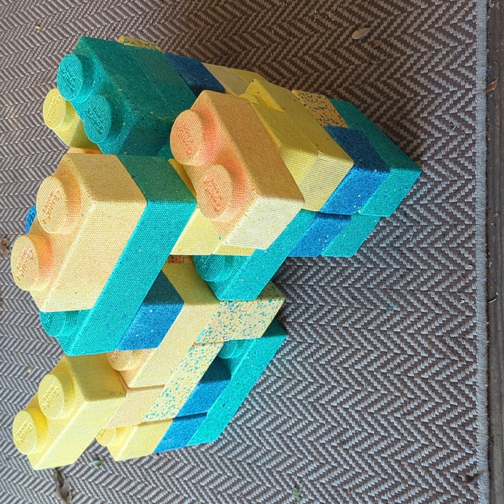 Gorilla Blocks 40 Foam Building Blocks Set for Kids